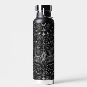 Charcoal Mandala Water Bottle
