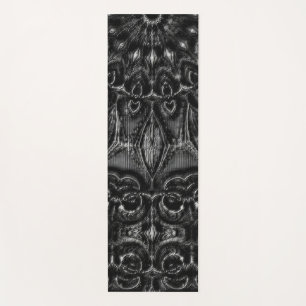 Charcoal Mandala  Yoga Mat