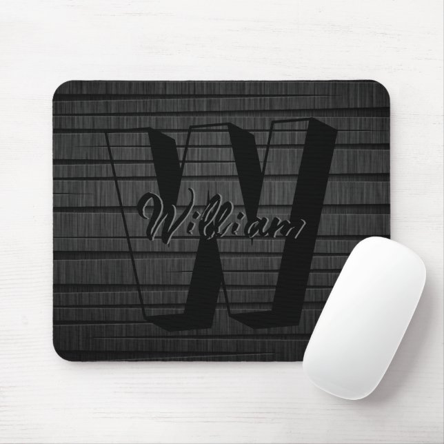 Charcoal Mark Mouse Mat (With Mouse)