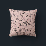 charcoal pink gray abstract cushion<br><div class="desc">charcoal pink gray abstract</div>