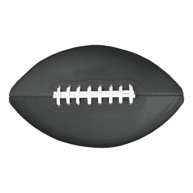 Charcoal (solid colour)  american football (Front)