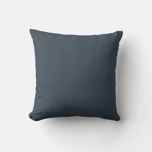 Charcoal Solid Colour Cushion (Front)