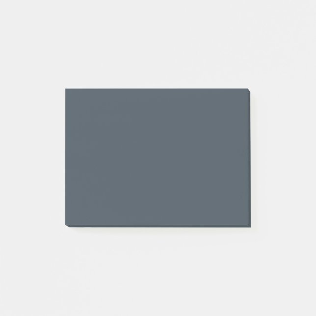 Charcoal Solid Colour Post-it Notes (Front)