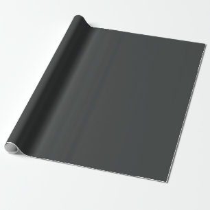 Charcoal (solid colour)  wrapping paper