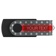 Charcoal Wht Polka Dots #2 Red Name Monogram
