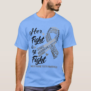 Charcot Marie Tooth Awareness Her Fight is my Figh T-Shirt