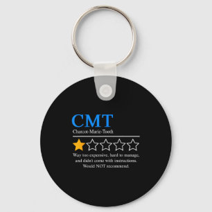Charcot Marie Tooth Disease Awareness Cmt Not Reco Key Ring