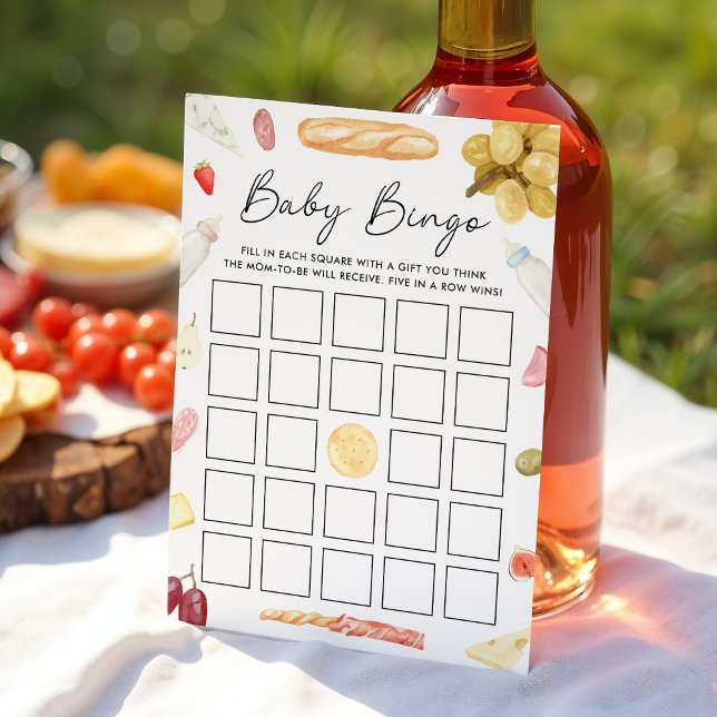 Charcuterie Baby Shower Bingo Card (Creator Uploaded)
