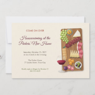 Charcuterie Board Housewarming Party Invitation