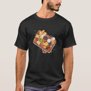 CHARCUTERIE BOARD Meats Cheese Dried Fruits Nuts T-Shirt