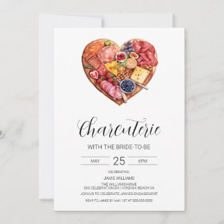 Charcuterie Bridal Shower Invitation