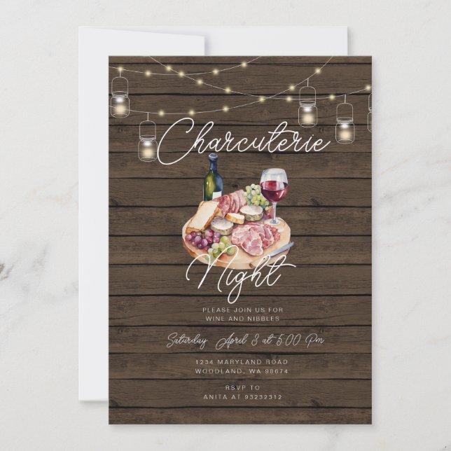 Charcuterie Night Invitation (Front)