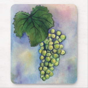 Chardonnay Wine Grapes Mousepad
