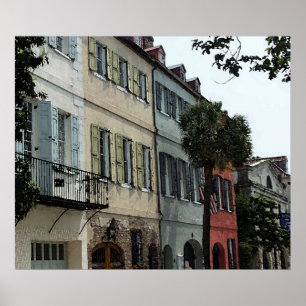 Chareleston Watercolor Poster Print