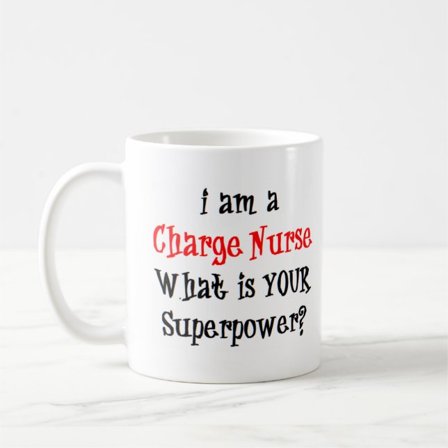 charge nurse coffee mug (Left)