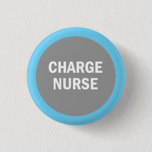 Charge Nurse hospital identification badge