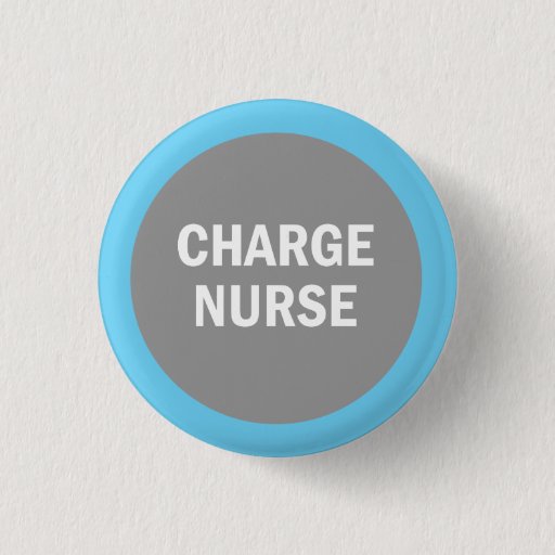 Image of Charge Nurse hospital identification badge