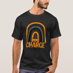 Charge Nurse Nursing Rainbow Pumpkin Halloween Cos T-Shirt