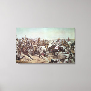 Charge of the 21st Lancers at Omdurman 2 Canvas Print