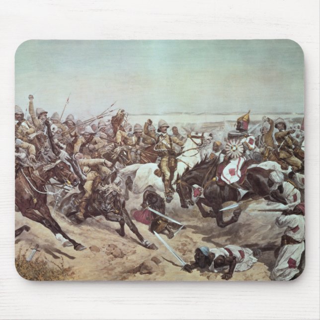 Charge of the 21st Lancers at Omdurman 2 Mouse Mat (Front)
