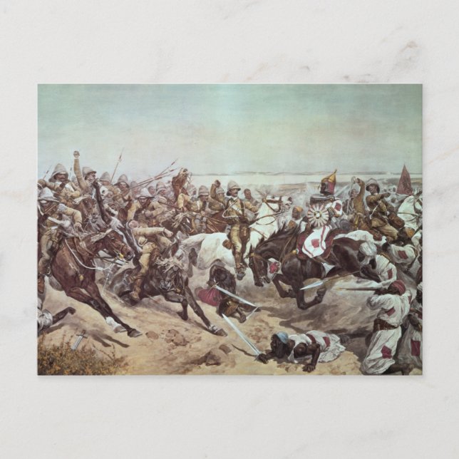 Charge of the 21st Lancers at Omdurman 2 Postcard (Front)