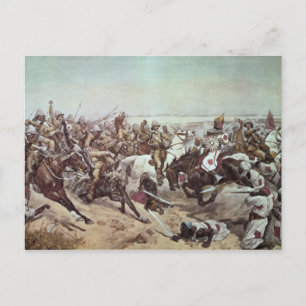 Charge of the 21st Lancers at Omdurman 2 Postcard