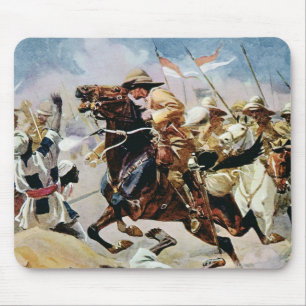 Charge of the 21st Lancers at Omdurman Mouse Mat