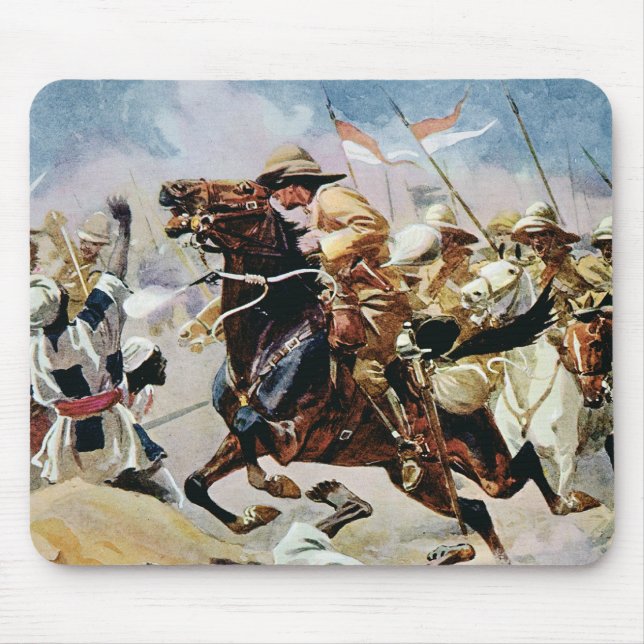 Charge of the 21st Lancers at Omdurman Mouse Mat (Front)