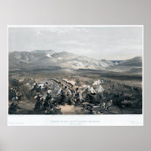 Charge of the Heavy Cavalry Brigade Poster