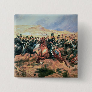 Charge of the Light Brigade 15 Cm Square Badge
