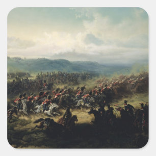 Charge of the Light Brigade, 25th October 1854 Square Sticker
