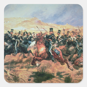 Charge of the Light Brigade Square Sticker