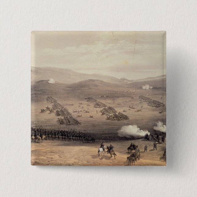 Charge of the Light Cavalry Brigade 15 Cm Square Badge (Front)