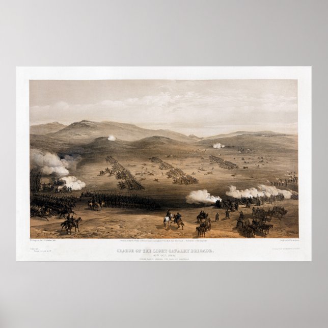 Charge of the Light Cavalry Brigade by Simpson Poster (Front)