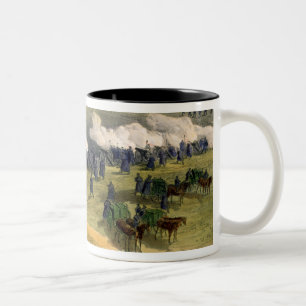 Charge of the Light Cavalry Brigade, October 25th Two-Tone Coffee Mug