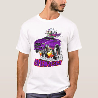 Charge! Purple Hot Rod T-Shirt