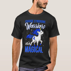 Charge Syndrome Awareness Warrior  Unicorn T-Shirt