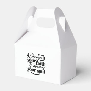 Charge Your Faith – Christian Inspirational Quote Favour Box
