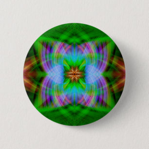 Charged  6 cm round badge