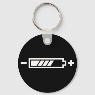 Charged - battery solar hybrid electric key ring