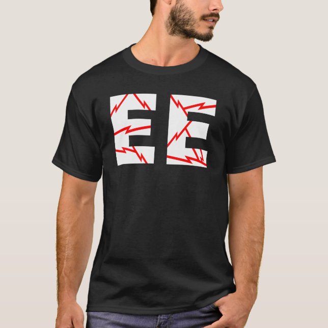 Charged EE Electrical Engineering T-Shirt (Front)