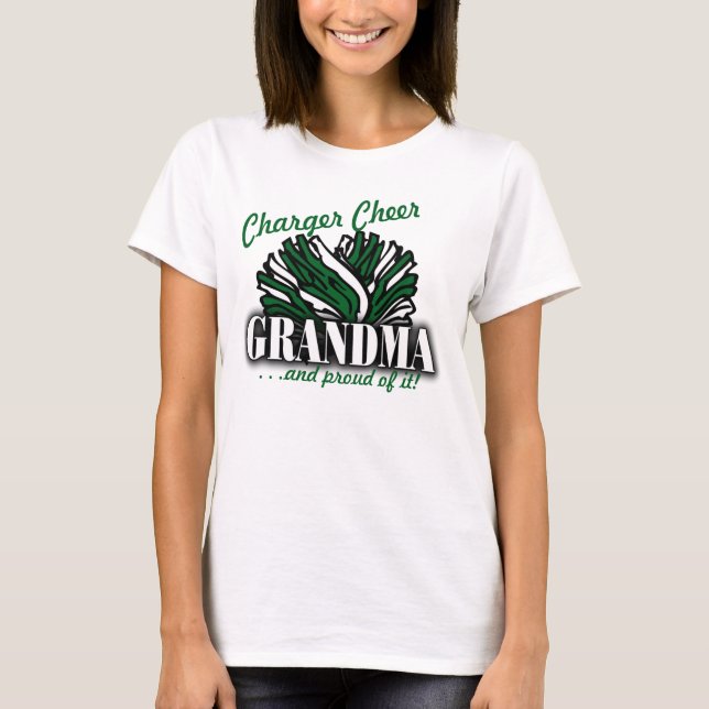 Charger Cheer Grandma3 T-Shirt (Front)