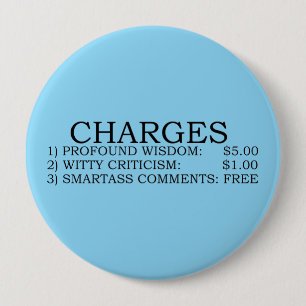 Charges Pinback Button