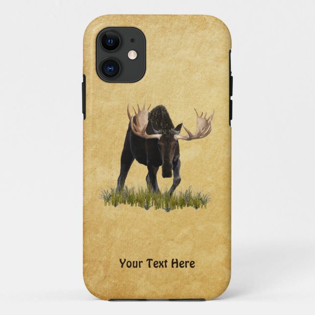 Charging Bull Moose Case-Mate iPhone Case (Back)