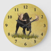 Charging Bull Moose