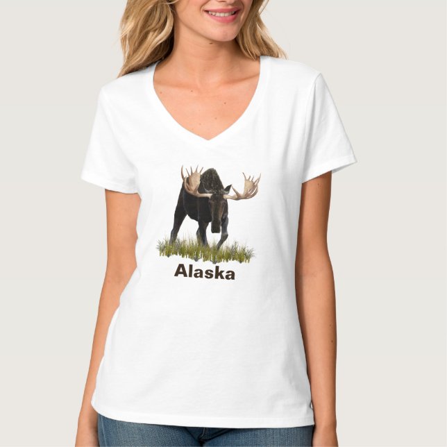 Charging Bull Moose T-Shirt (Front)