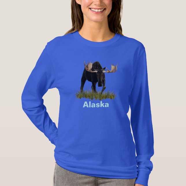 Charging Bull Moose T-Shirt (Front)
