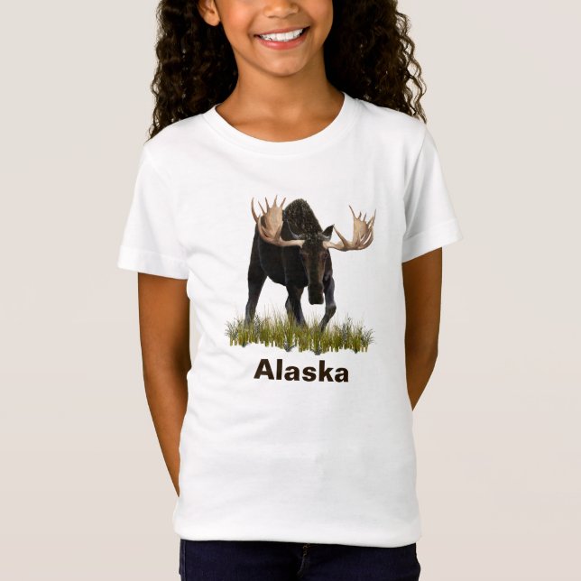 Charging Bull Moose T-Shirt (Front)
