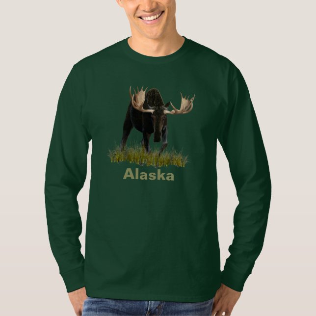 Charging Bull Moose T-Shirt (Front)