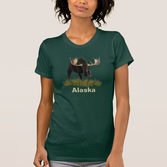 Charging Bull Moose T-Shirt (Front)